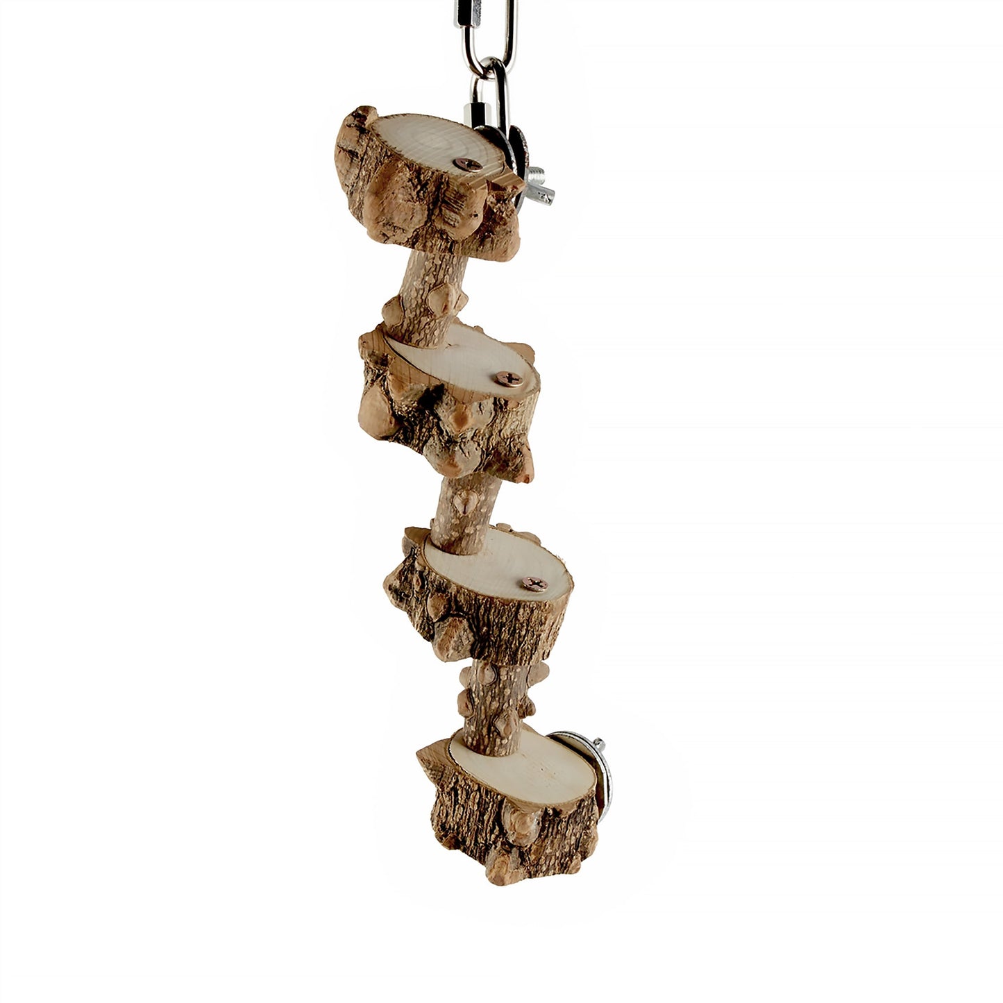 #8070 Aria Knobby Wood Steps 2" Wide - Ladder Bird Perch Climbing Toy