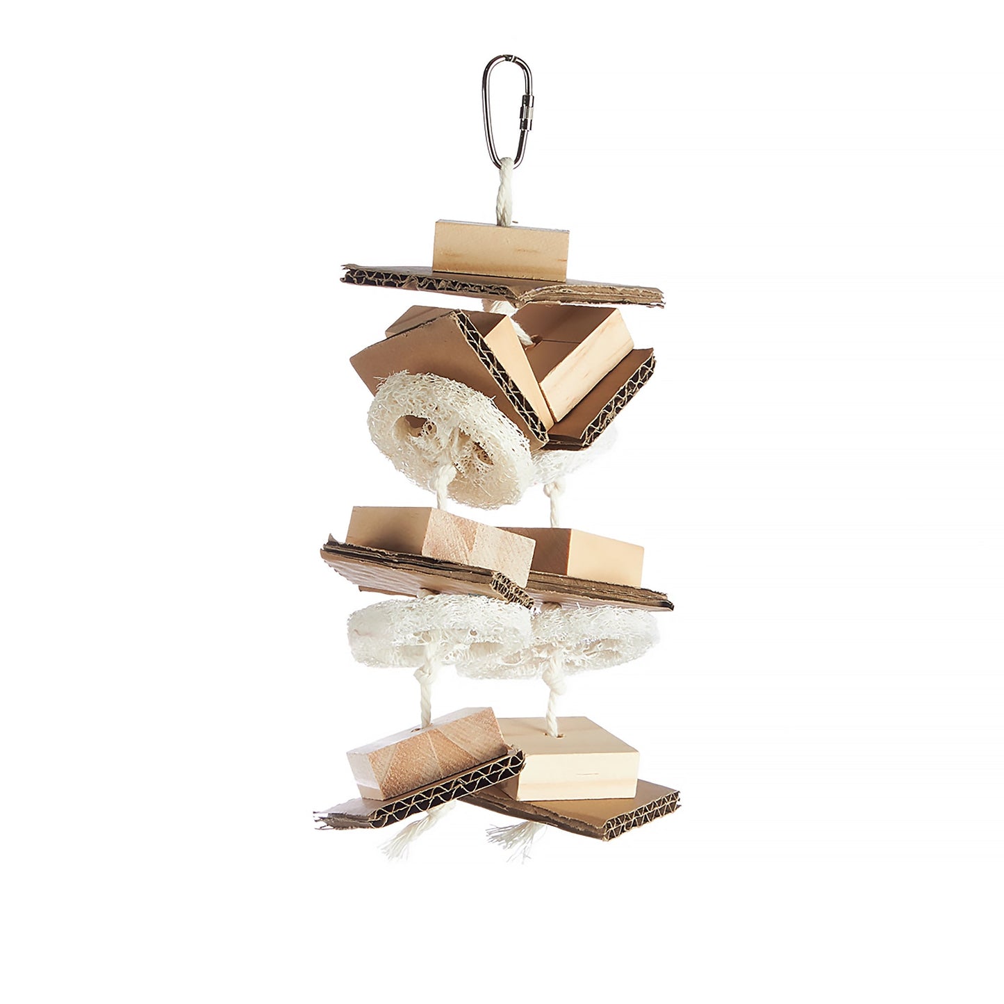 #2361 Aria Book Ends - Natural Chew Bird Toy