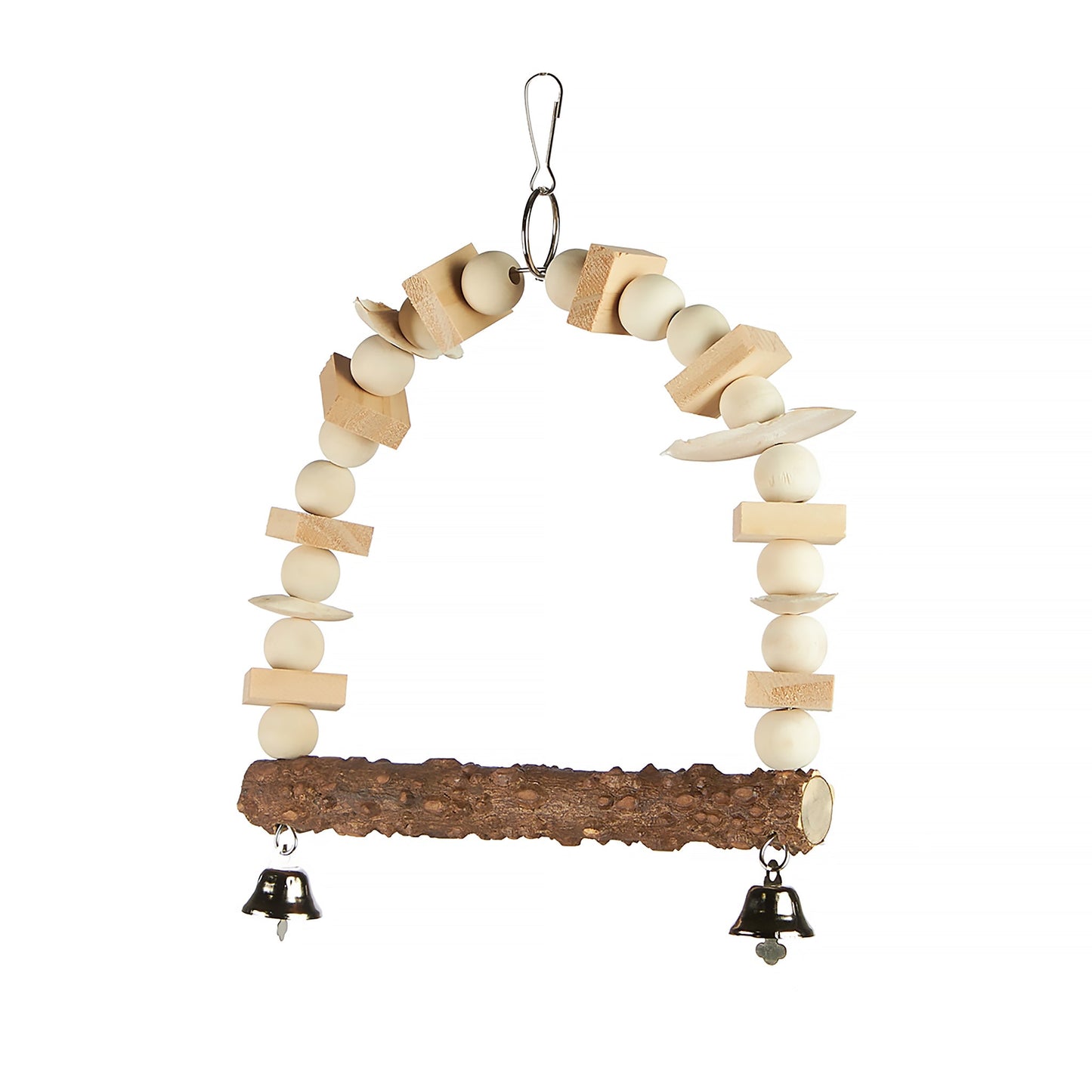 #2372 Aria Dino Flight - Wooden Chew Toy Bird Swing