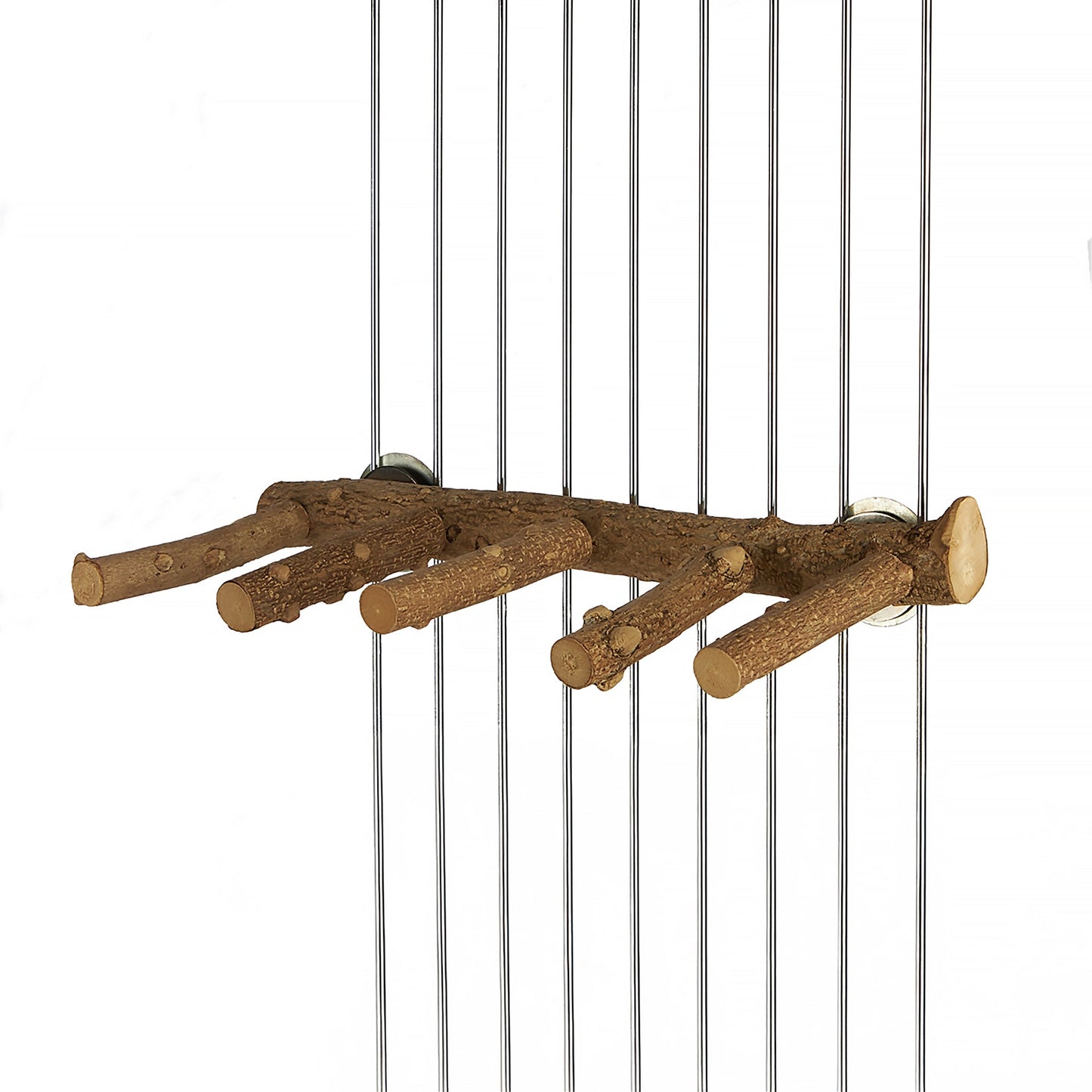#2411 Aria Knobby Rake - All-Natural Multi-Branch Bird Perch