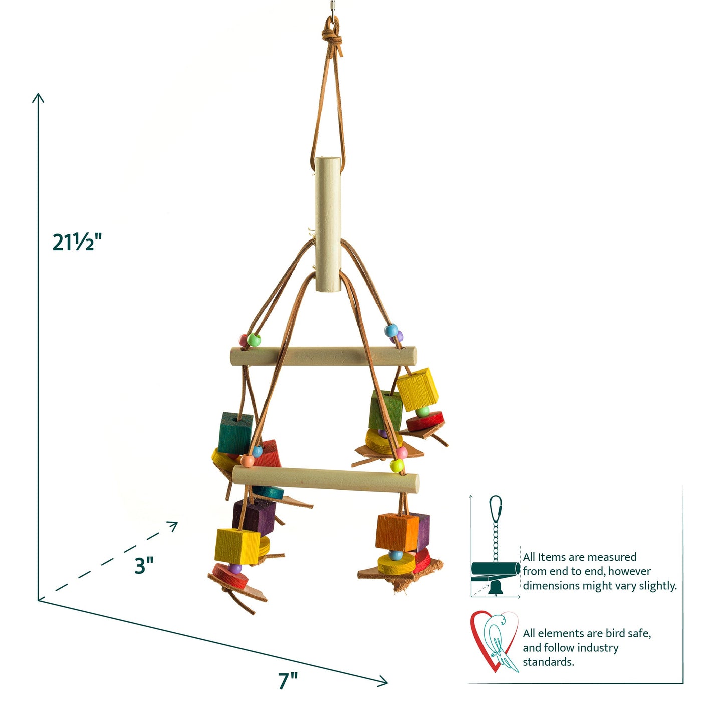 #2126 Aria Hangout - Climbing Chew Bird Toy