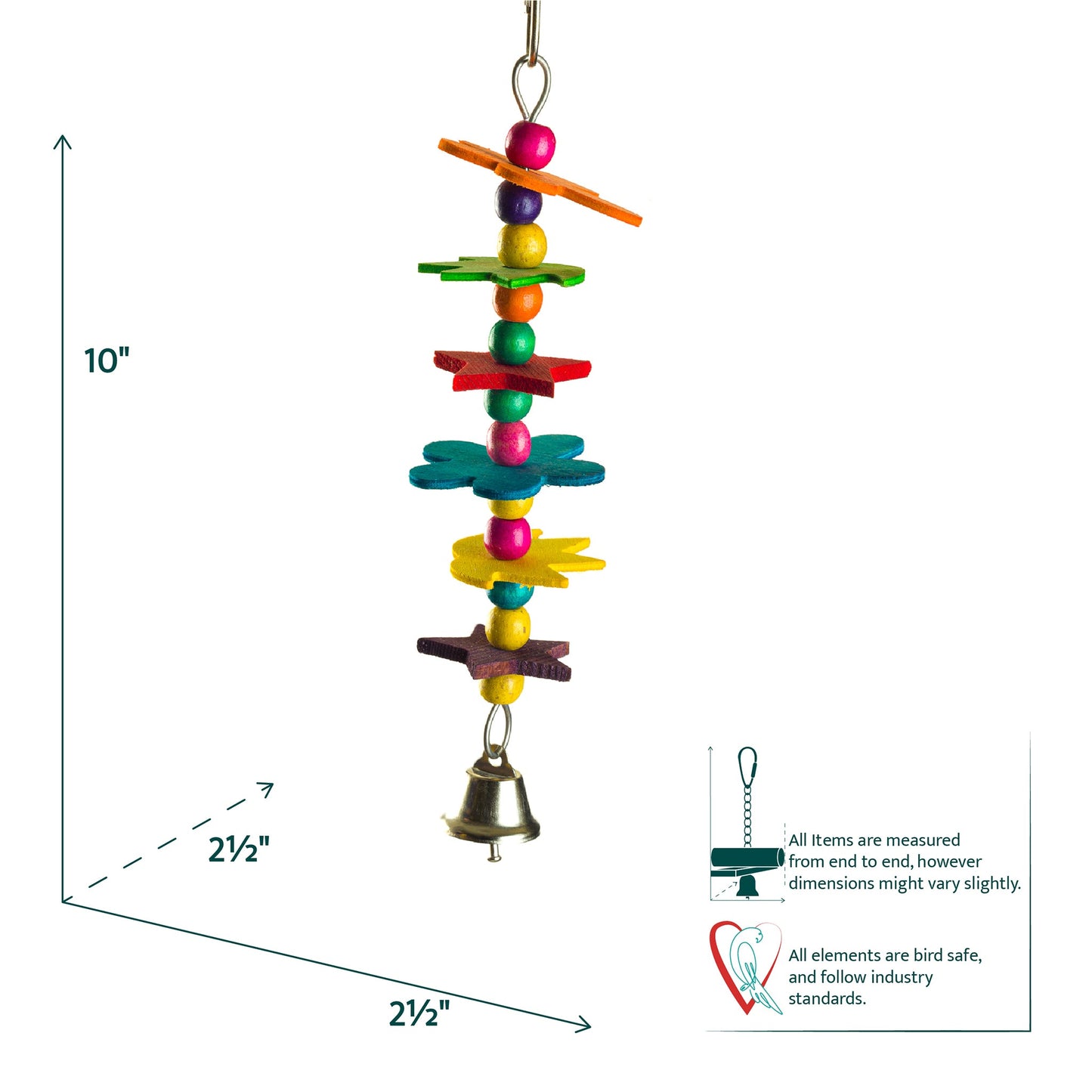 #2178 Aria Daydreamer - Hanging Chew Bird Toy