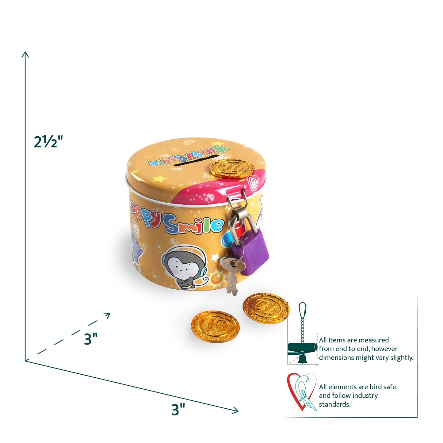 #2271 Aria Birdie Bank - Training Bird Toy