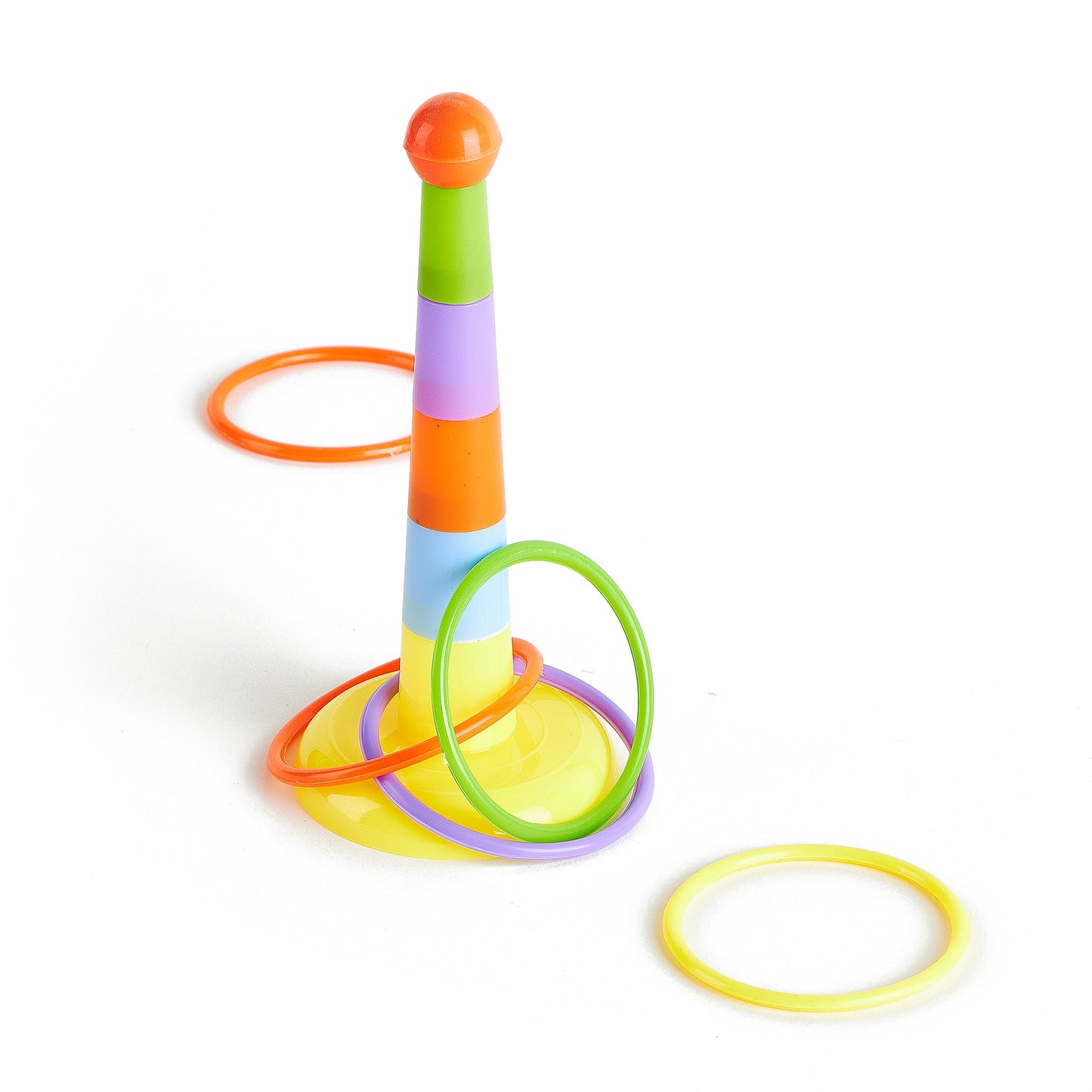 #2272 Aria Clown Hat Ring Toss - Training & Foot Bird Toy