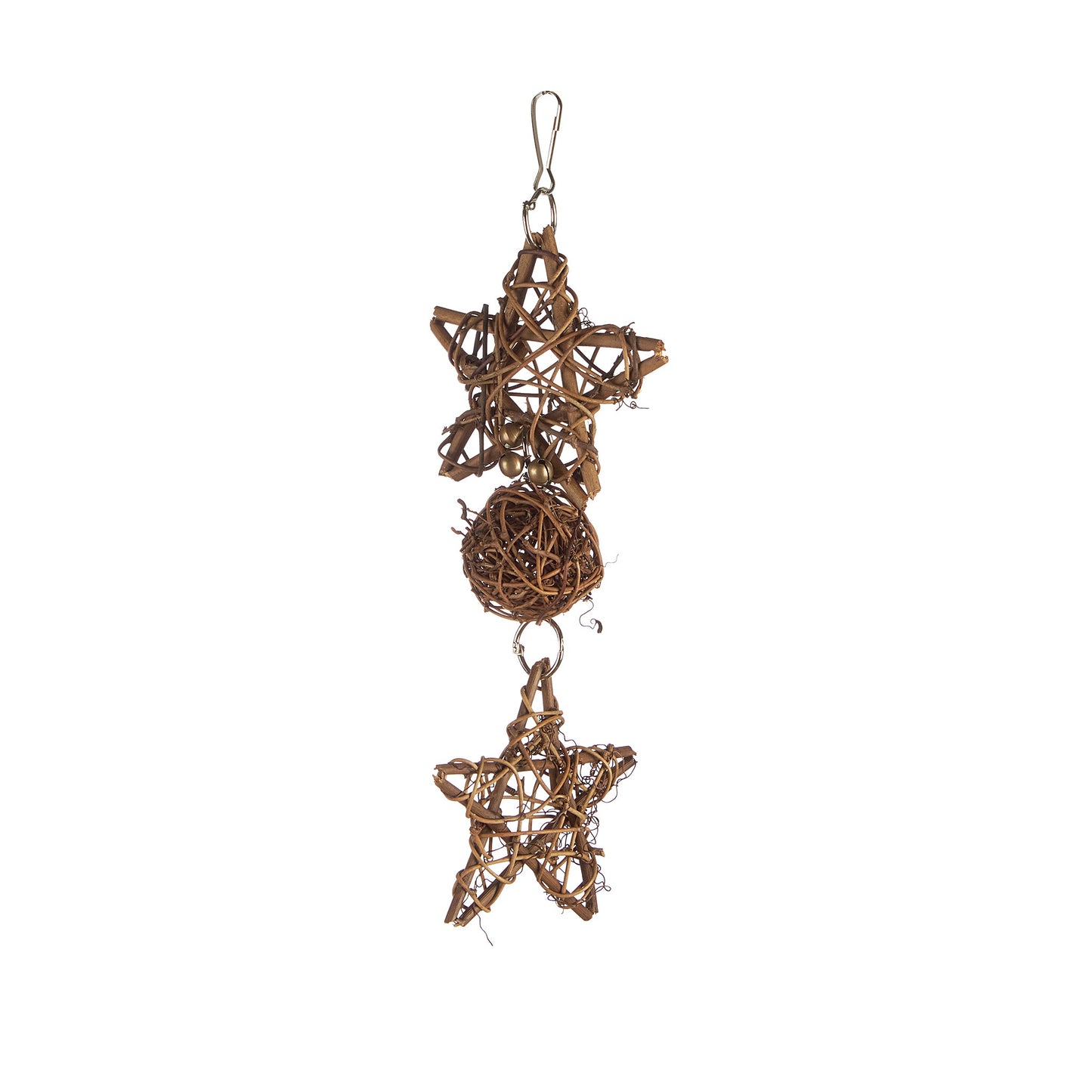 #2356 Aria Star Puffs - Natural Foraging Bird Toy