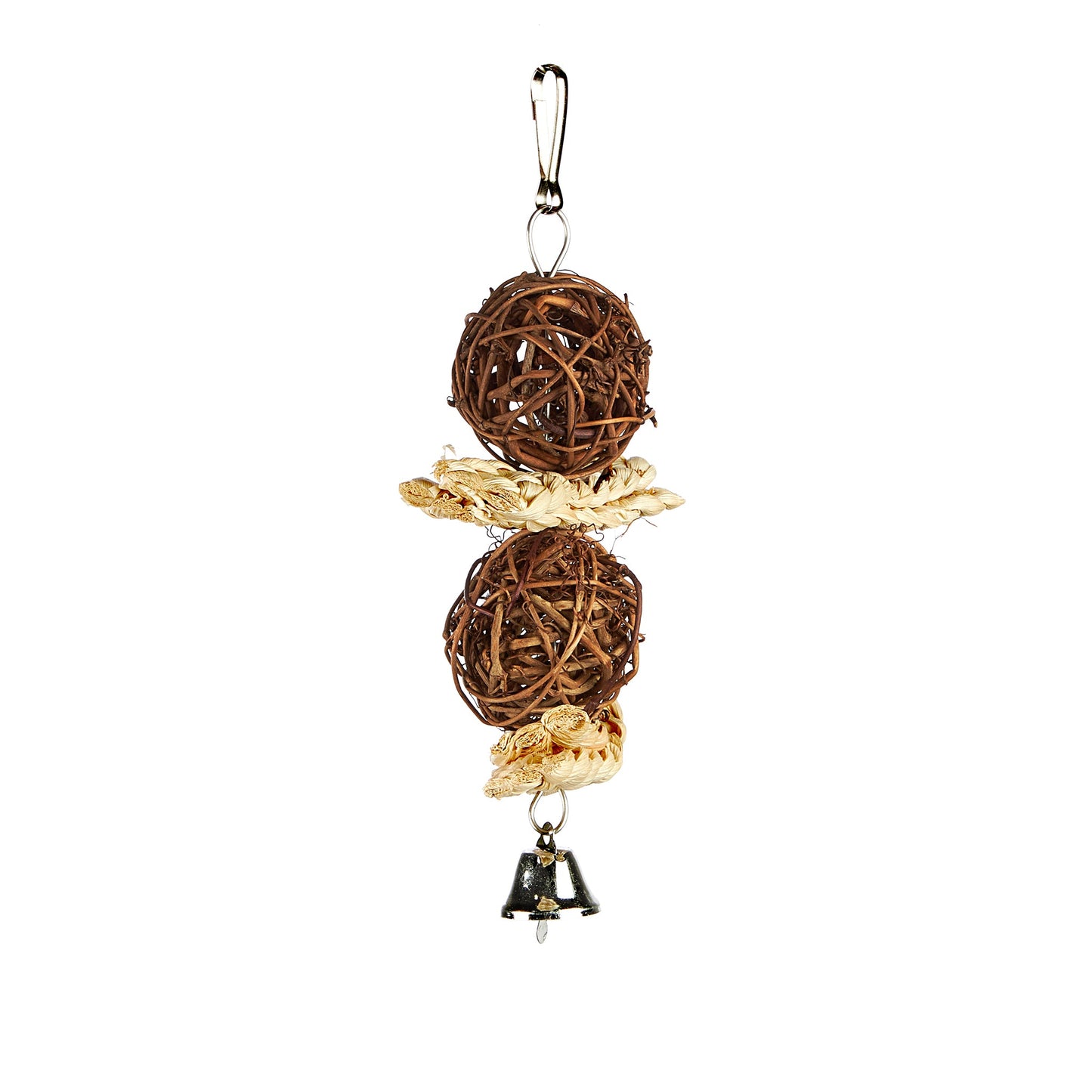 #2404 Aria Braided Bites - Chew & Foraging Bird Toy