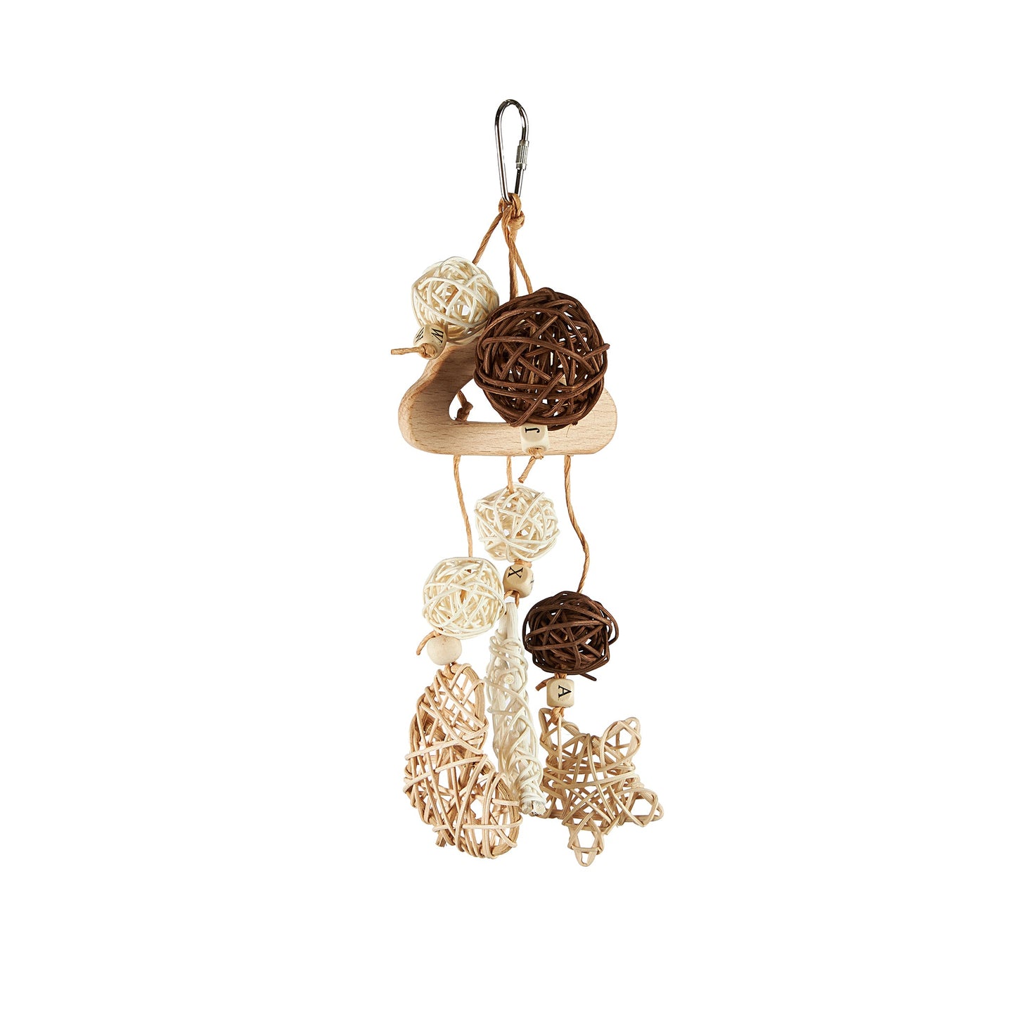 #2425 Aria Celestial Mobile - Natural Chew & Foraging Bird Toy