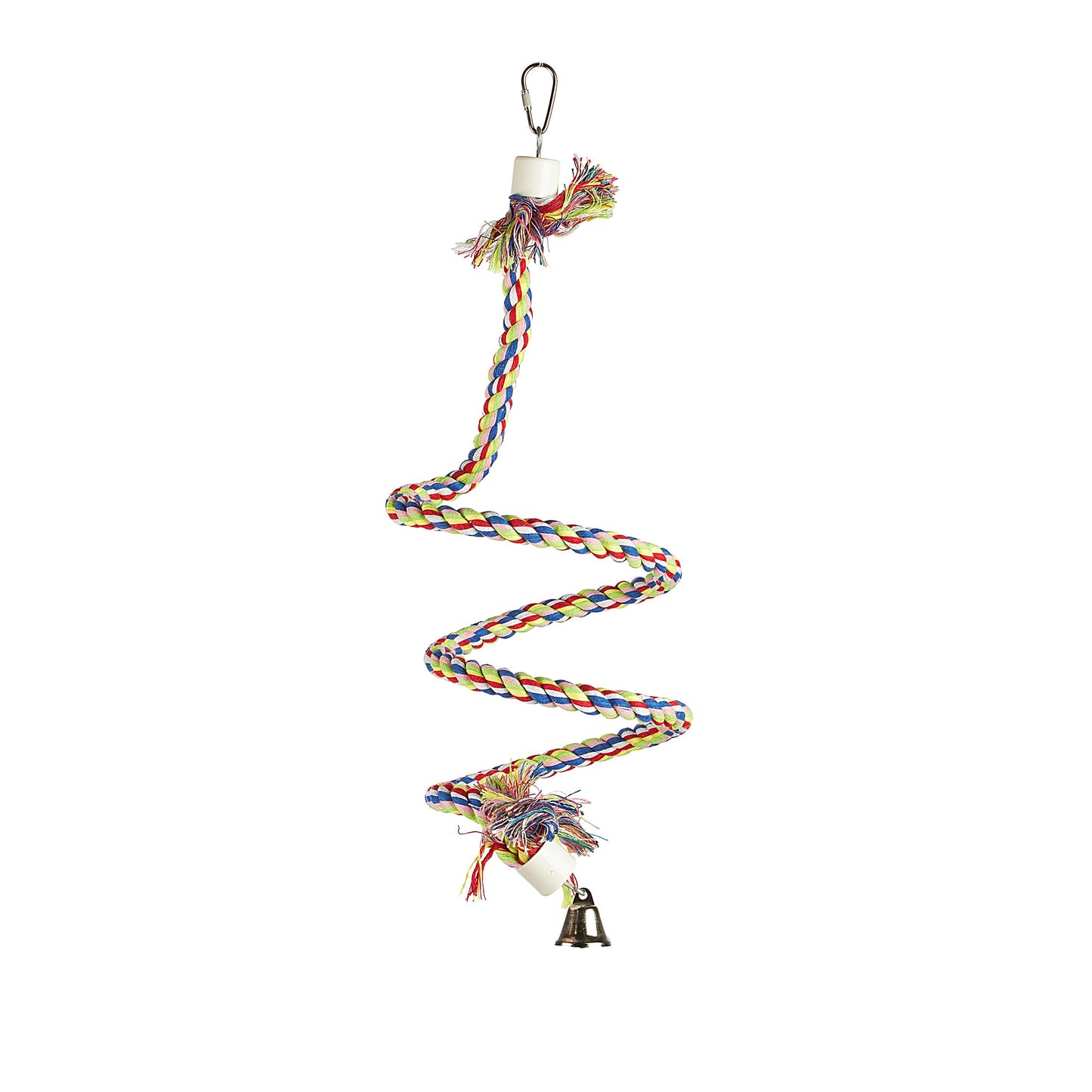 #2040 Aria Bouncy Boing Small/Medium - Cotton Bungee Swing Bird Toy