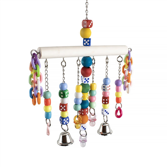 #2011 Aria Wooden And Plastic - Motion & Chew Bird Toy