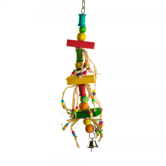 #2111 Aria Straw Dancer - Hanging Chew Bird Toy