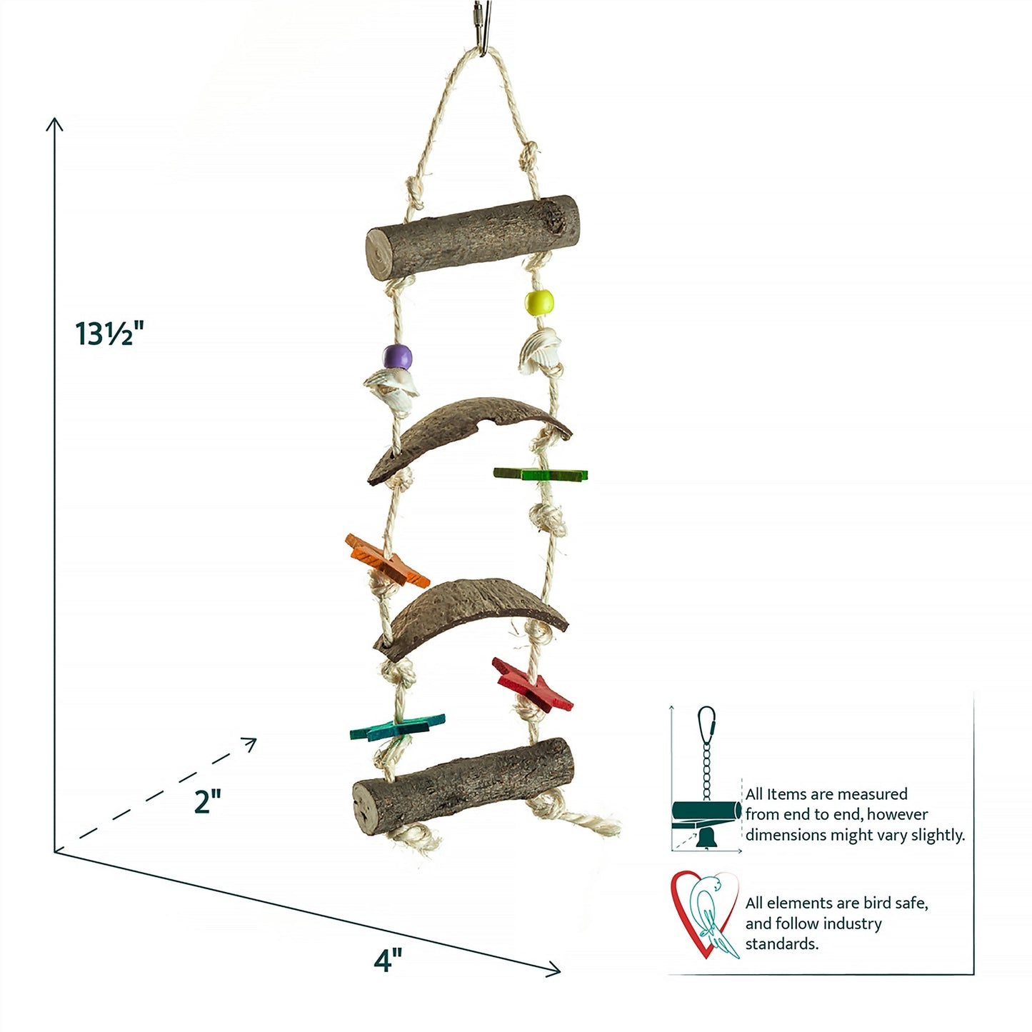 #2121 Aria Star-Way To Heaven - Climbing Ladder Bird Toy