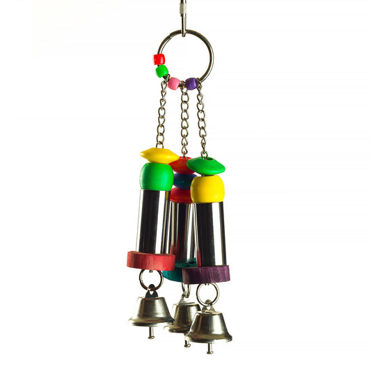 #2138 Aria Tassel Tubes - Noise-Making Chew Bird Toy