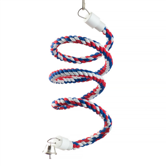 #2158 Aria The Boa - Cotton Rope Bungee Boing Bird Swing