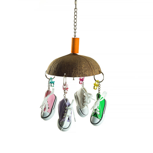 #2203 Aria Cocomotion - Large Chew & Foraging Bird Toy