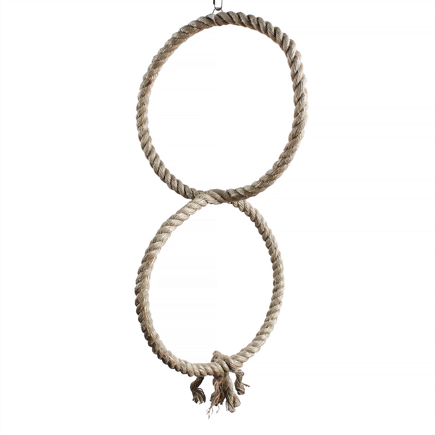 #2248 Aria Jungle Rings 15" - Interlocking Ring Rope Bird Swing for Large Parrots