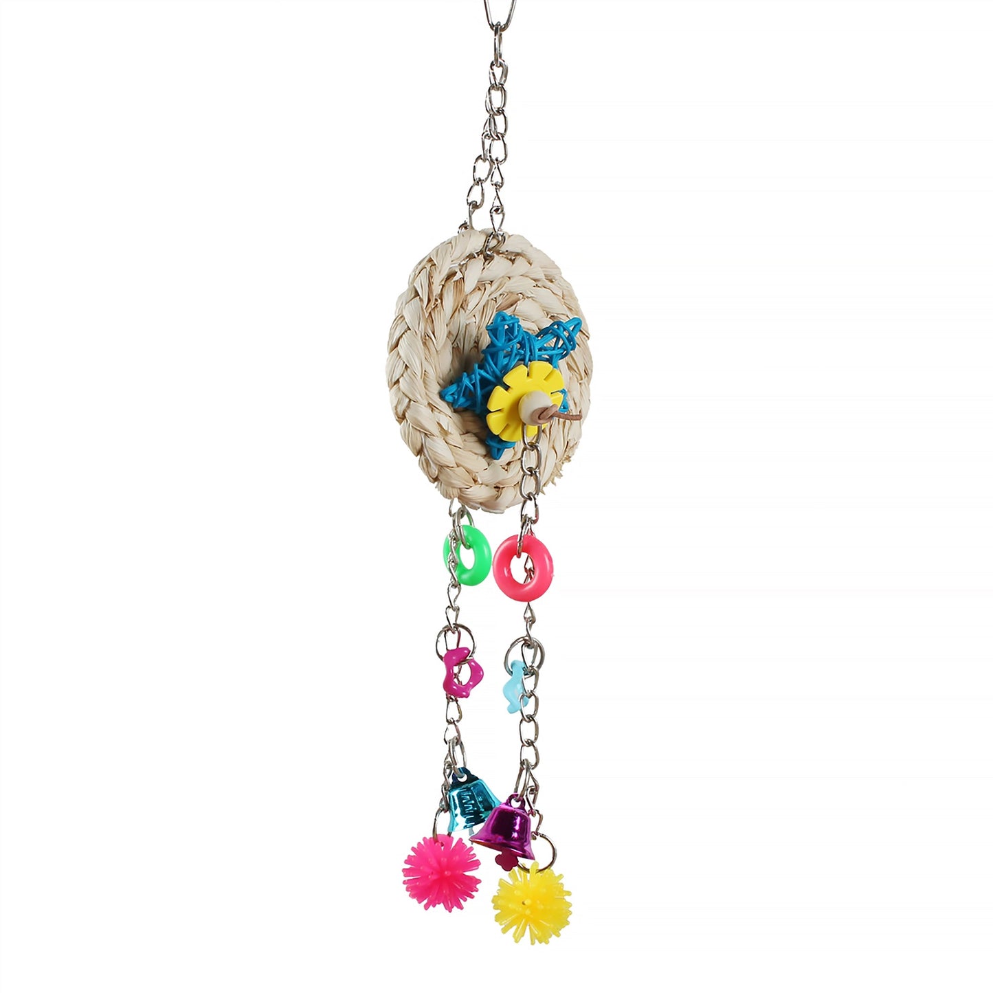 #2254 Aria Whimsical Weave - Chew & Foraging Bird Toy