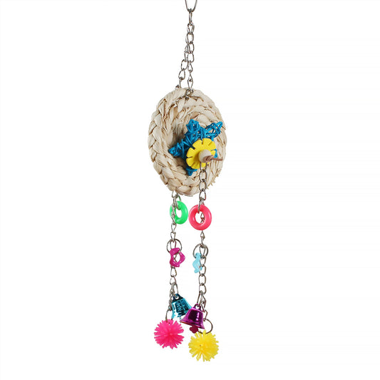 #2254 Aria Whimsical Weave - Chew & Foraging Bird Toy