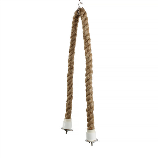 #2291 Aria Natural Jute 1" Perch - Rope Bird Perch 40"