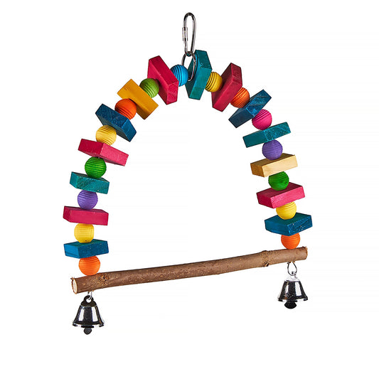 #2365 Aria Caterpillar Swing - Wooden Bird Swing