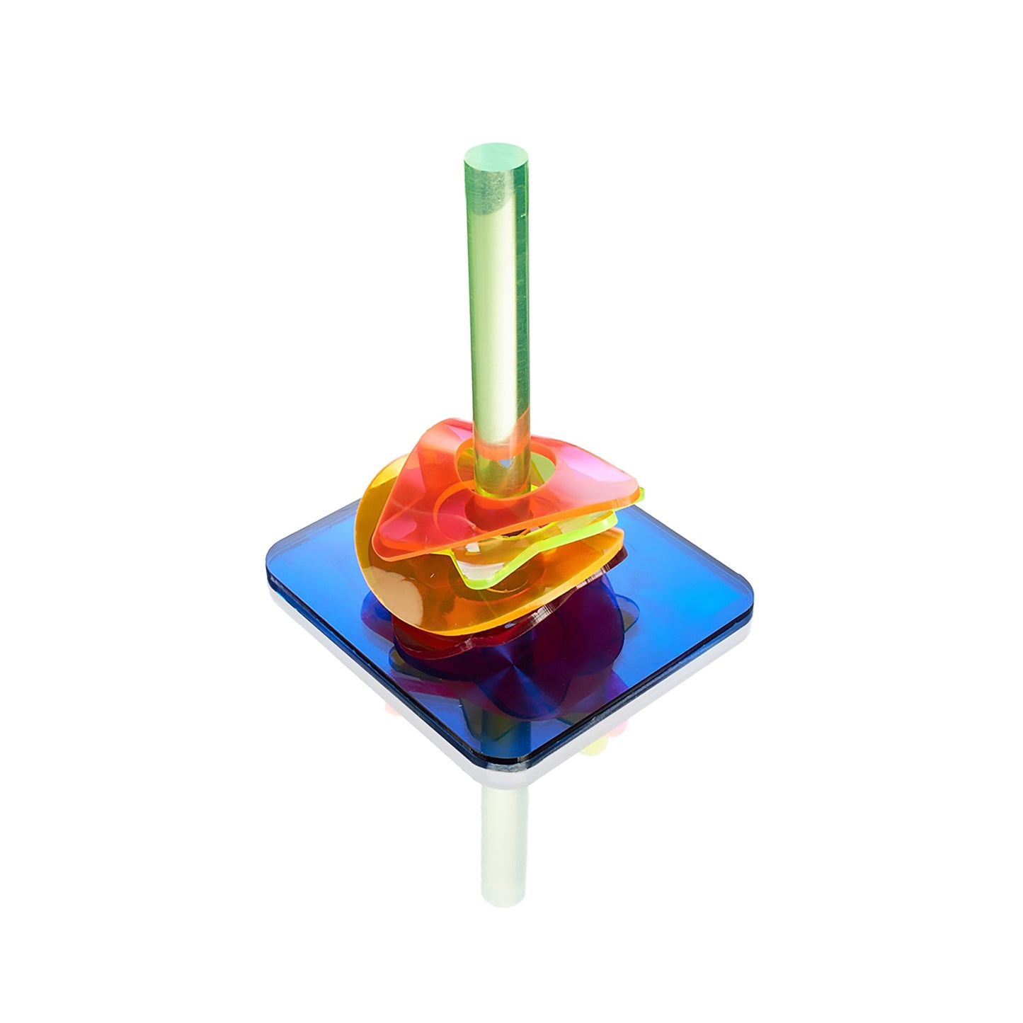 #2464 Aria Shape Stacker - Interactive Training Bird Toy
