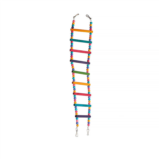 #2538 Aria Rainbow Rungs Ladder 20" - Bird Climbing Bridge