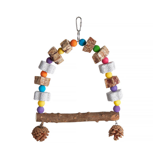 Aria Swing-a-Ding - Chew Toy Natural Wood Bird Swing #2568