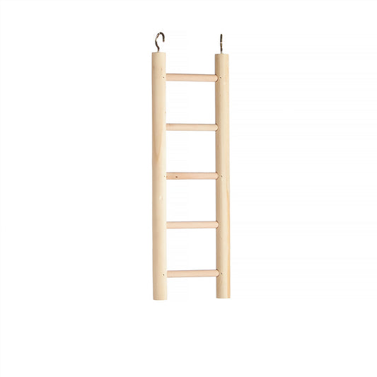 #2583 Aria Pine Ladder 10" - Wooden Bird Ladder