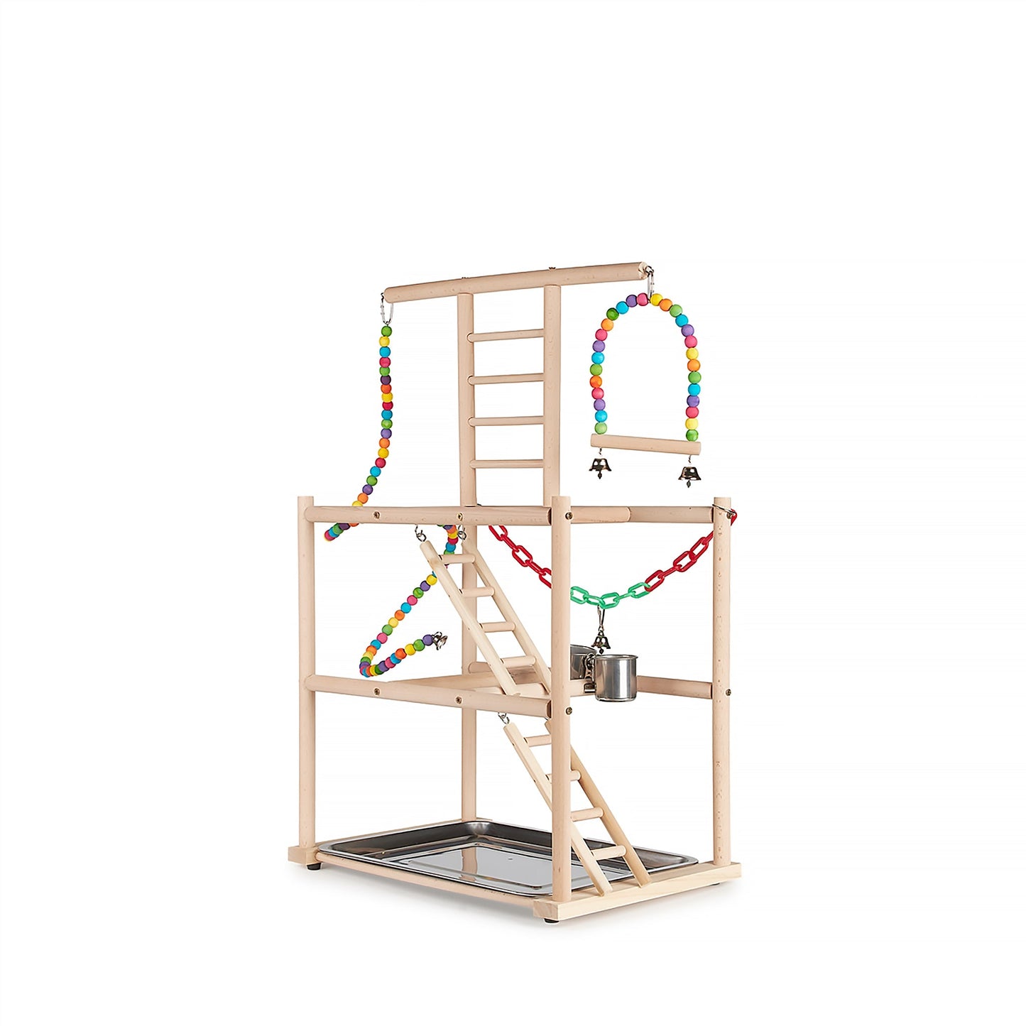 #8108 Aria Party Time Playstand - Multi-Level Bird Gym Activity Center