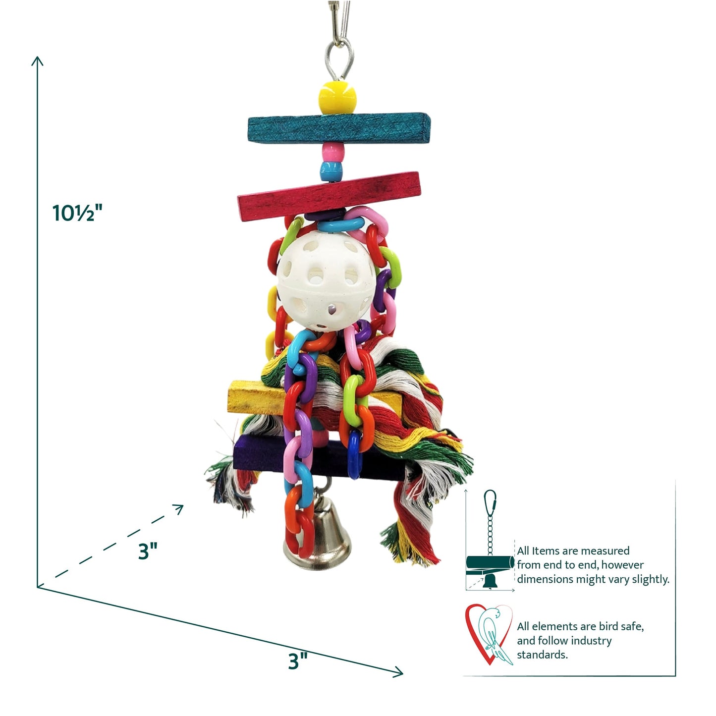 #2012 Aria Kooky Kluster - Climbing Chew Bird Toy