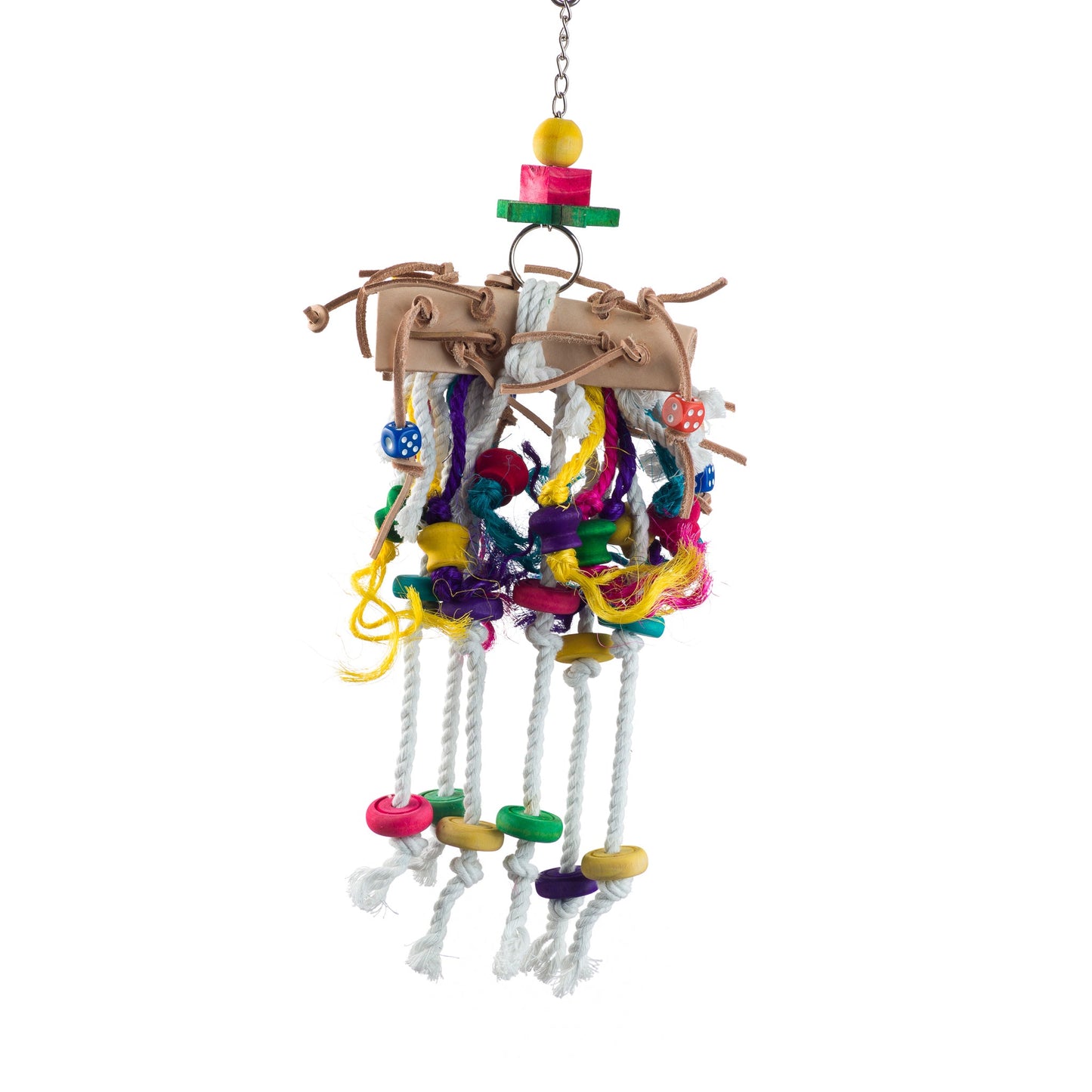 #2023 Aria Saddle Up - Chew & Climb Interactive Bird Toy