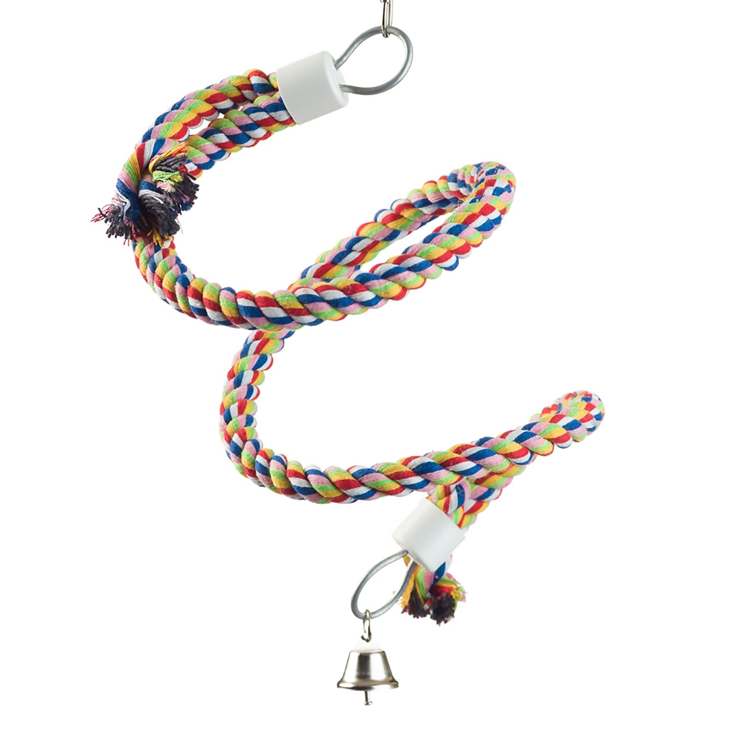 #2040 Aria Bouncy Boing Small/Medium - Cotton Bungee Swing Bird Toy