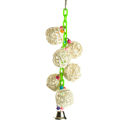 #2049 Aria Wicker Links 6 Links - Chew Bird Toy