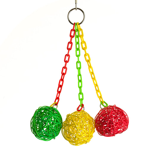 #2087 Aria Newton's Cradle - Chew Bird Toy
