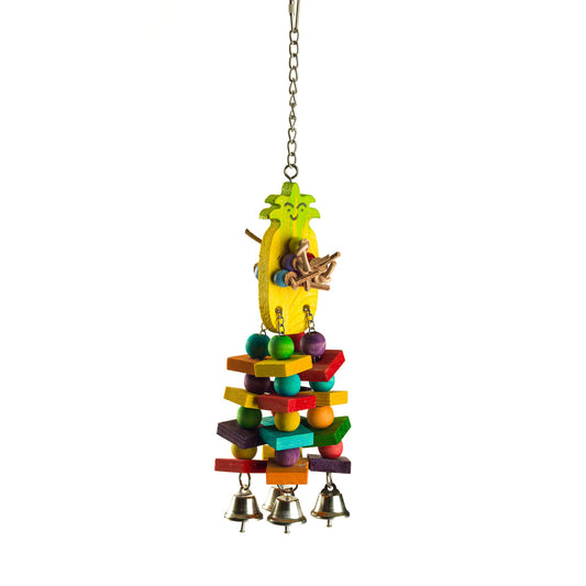 #2117 Aria Pineapple Party - Hanging Chew Bird Toy