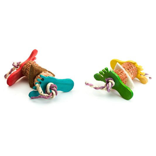 #2169 Aria Funny Feet - Foot Bird Toy