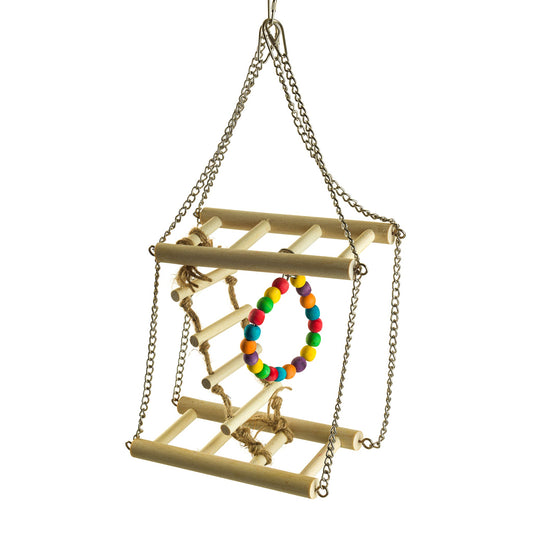 #2213 Aria Trapeze - Climbing Chew Bird Toy