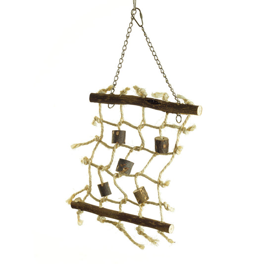 #2222 Aria Logger Net - Climbing Chew Bird Toy