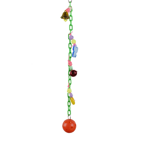 #2251 Aria Rosie Links - Dangling Chew & Foraging Bird Toy