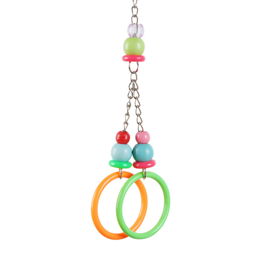 #2252 Aria Duo Ringo - Foot & Chew Bird Toy