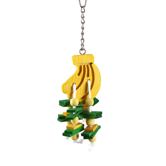 #2263 Aria Banana Party Mini - Chew Bird Toy