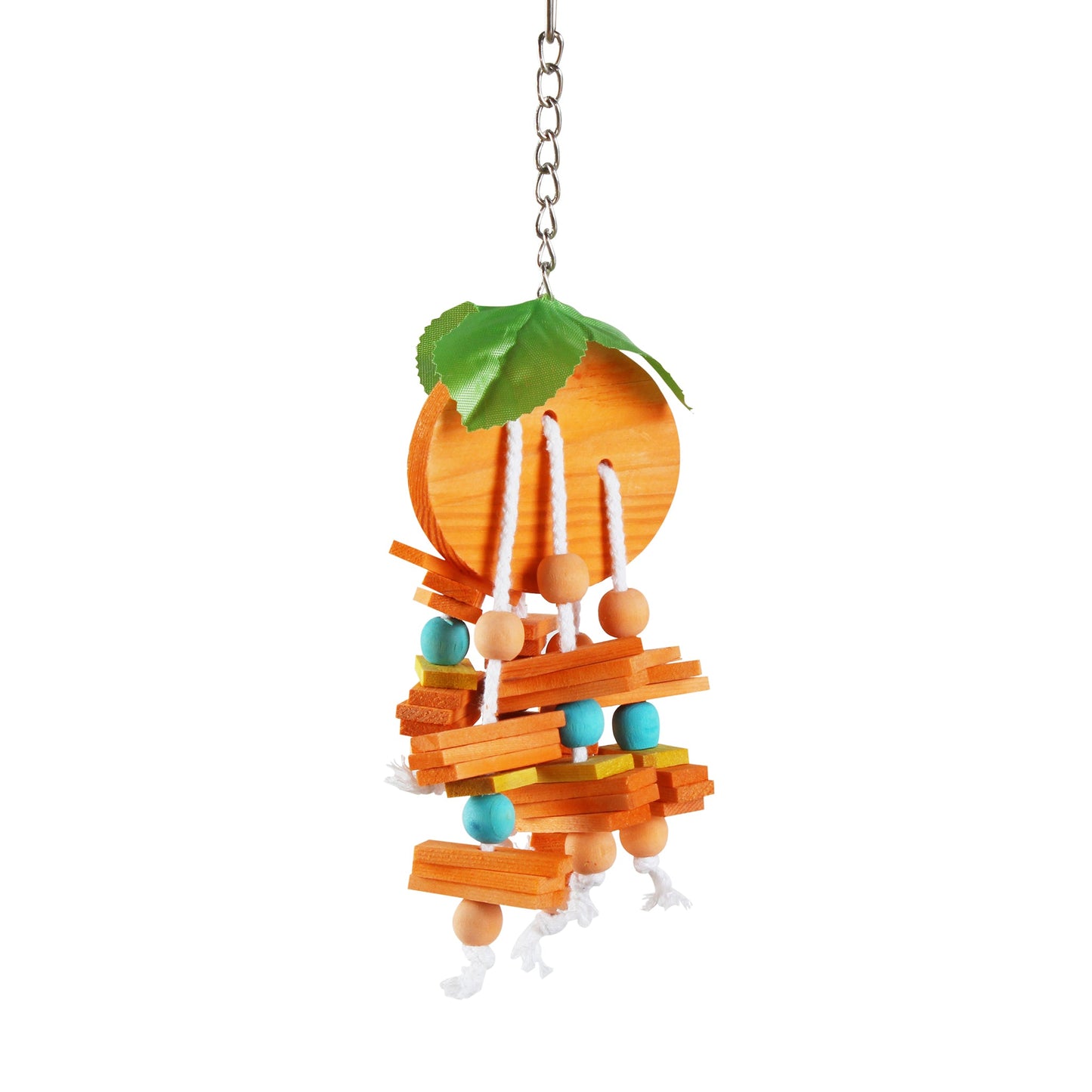 #2264 Aria Orange Party Mini - Chew Bird Toy