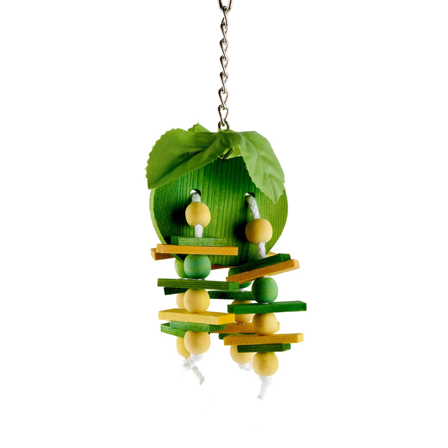 #2266 Aria Green Apple Party Mini - Chew Bird Toy
