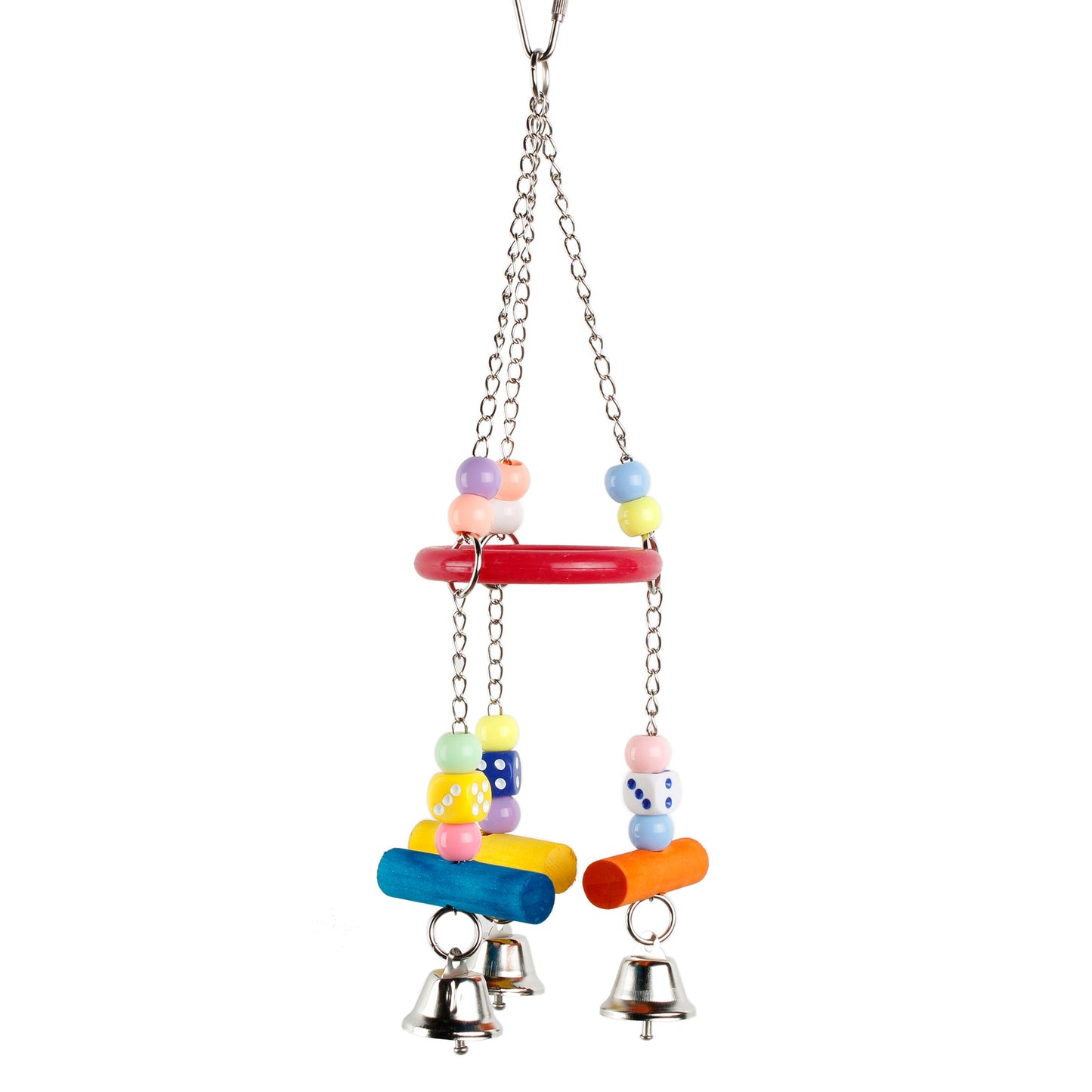 #2276 Aria Ring-A-Ding Swing - Foot & Chew Bird Toy