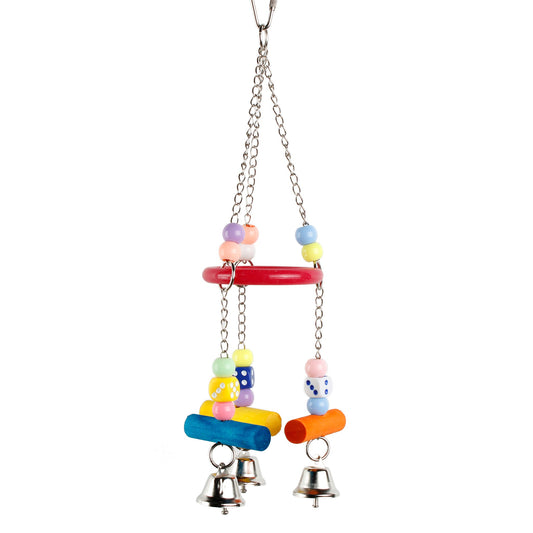 #2276 Aria Ring-A-Ding Swing - Foot & Chew Bird Toy