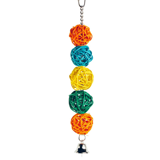 #2277 Aria Wicker Why Not - Chew & Foraging Bird Toy