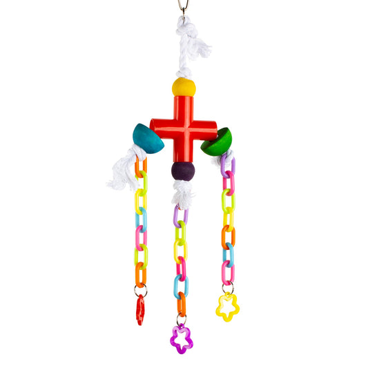 #2278 Aria Pastel Links - Chew Bird Toy