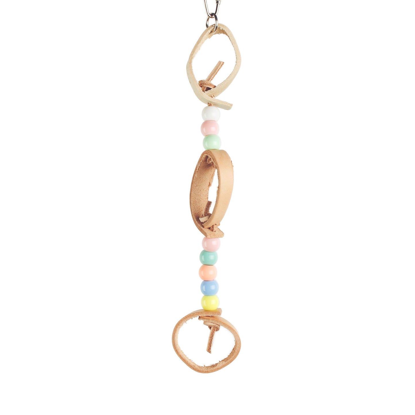 #2282 Aria Leather Loops - Chew Bird Toy