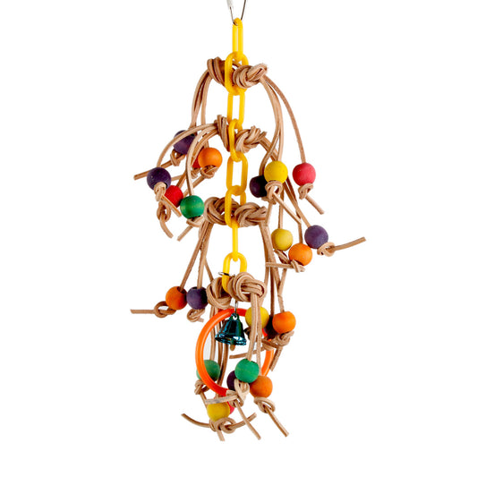#2310 Aria Looney Leather Laces - Chew Bird Toy
