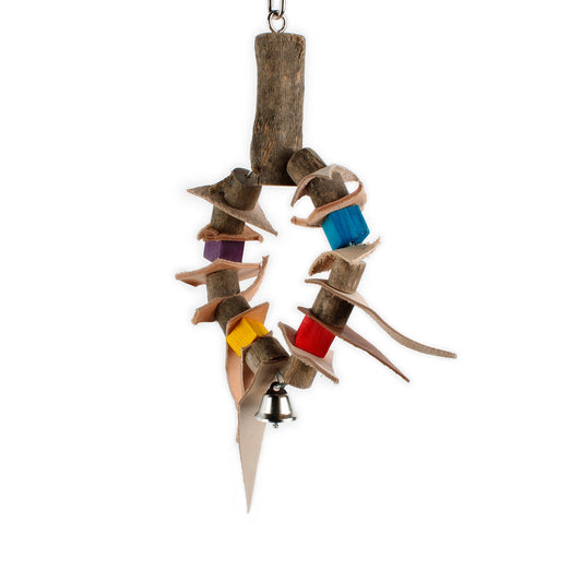 #2322 Aria Loopy Louie Leather - Chew Bird Toy