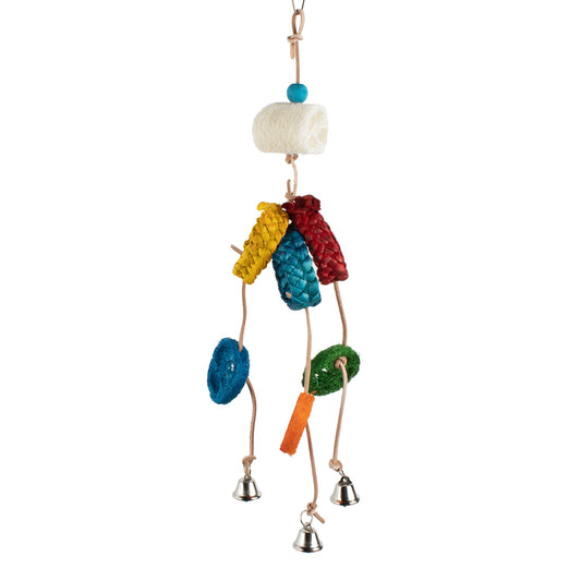 #2323 Aria Lanky Loofa - Chew Bird Toy